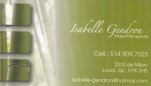 Isabelle Gendron à Laval